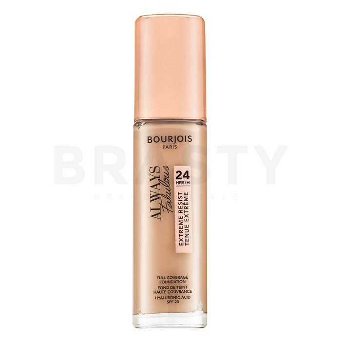 Bourjois always fabulous 24hrs extreme resist foundation - 125 ivory fond de ten lichid pentru uniformizarea culorii tenului 30 ml