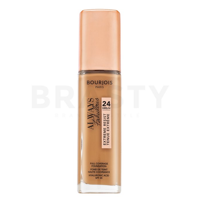 Bourjois Always Fabulous 24HRS Extreme Resist Foundation - 415 Sand fond de ten lichid pentru uniformizarea culorii tenului 30 ml