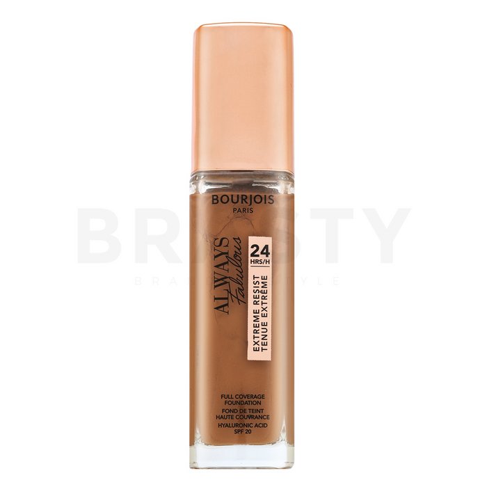 Bourjois Always Fabulous 24HRS Extreme Resist Foundation - 510 Gold Caramel fond de ten lichid pentru uniformizarea culorii tenului 30 ml