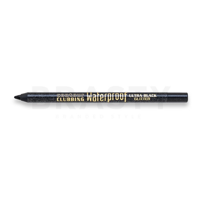 Bourjois contour clubbing waterproof - 55 black glitter creion dermatograf waterproof 1,2 g