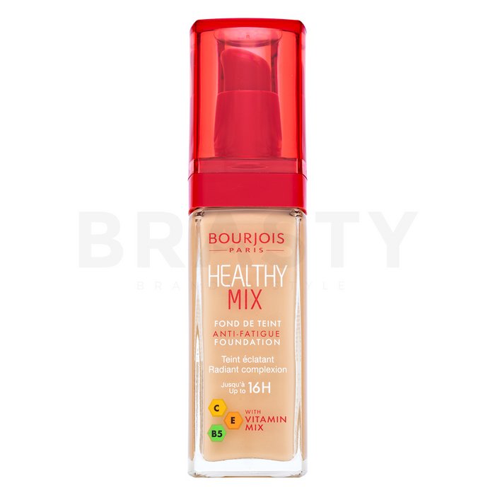 Bourjois Healthy Mix Anti-Fatigue Foundation - 051 Vanille Light fond de ten lichid pentru o piele luminoasă și uniformă 30 ml
