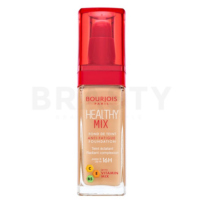 Bourjois healthy mix anti-fatigue foundation - 053 beige light fond de ten lichid pentru o piele luminoasă și uniformă 30 ml