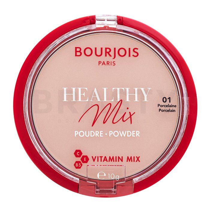 Bourjois healthy mix powder - 01 porcelain pudră pentru o piele luminoasă și uniformă 10 g