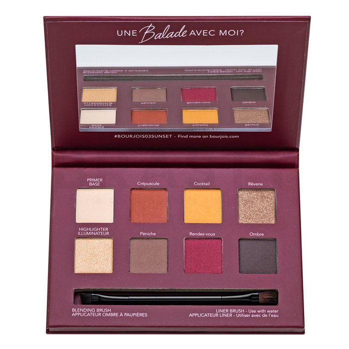 Bourjois quai de seine sunset edition eyeshadow palette 03 paletă cu farduri de ochi 7,68 g
