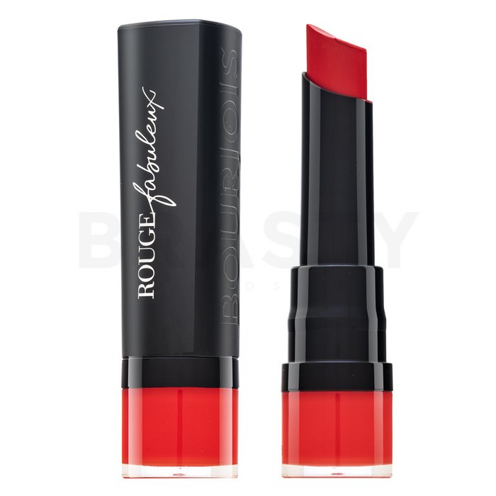 Bourjois Rouge Fabuleux Lipstick - 10 Scarlet It Be ruj cu persistenta indelungata 2,4 g