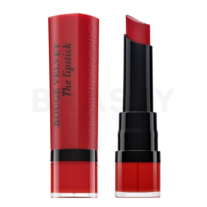 Bourjois Rouge Velvet The Lipstick 08 Rubi's Cute ruj cu persistenta indelungata pentru efect mat 2,4 g