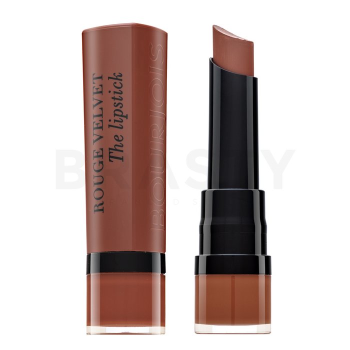 Bourjois Rouge Velvet The Lipstick 16 Caramelody ruj cu persistenta indelungata pentru efect mat 2,4 g