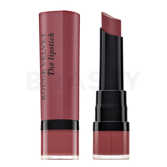 Bourjois Rouge Velvet The Lipstick 19 Place Des Roses ruj cu persistenta indelungata pentru efect mat 2,4 g