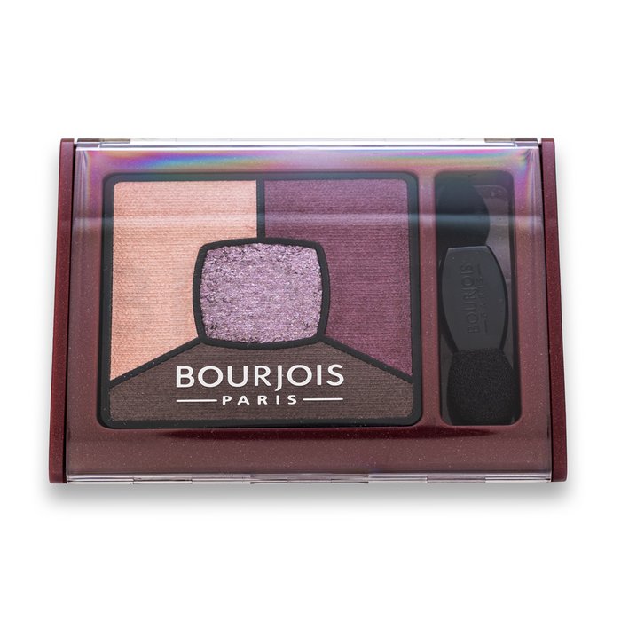 Bourjois smoky stories quad eyeshadow palette - 15 pretty plum paletă cu farduri de ochi 3,2 g