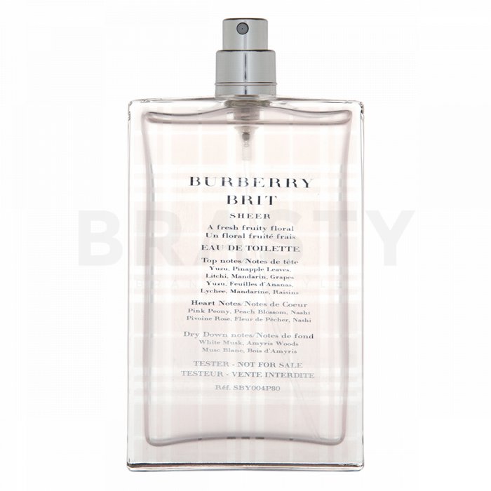 Burberry brit sheer eau de toilette pentru femei 10 ml esantion