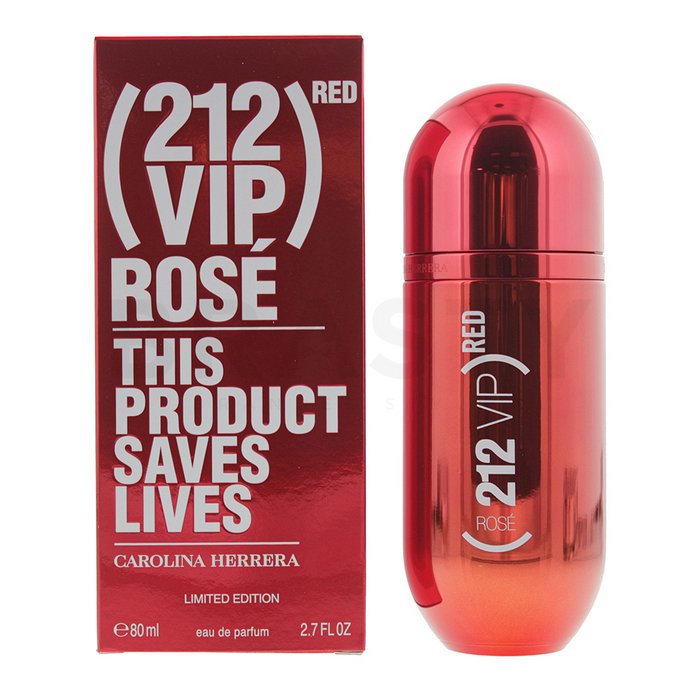 Carolina herrera 212 vip rosé red eau de parfum femei 80 ml