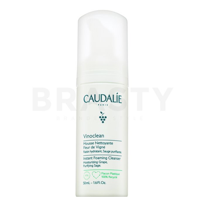 Caudalie vinoclean instant foaming cleanser spumă de curățare pentru toate tipurile de piele 50 ml
