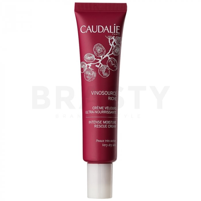 Caudalie vinosource intense moisture rescue cream ser cu hidratare intensivă pentru piele uscată 40 ml