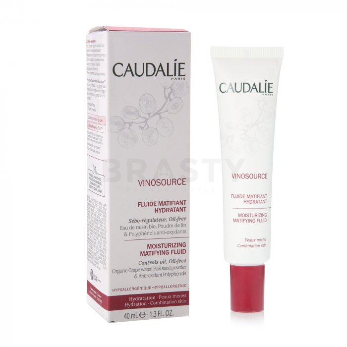 Caudalie vinosource moisturizing matifying fluid fluide cu efect matifiant pentru piele normală / combinată 40 ml
