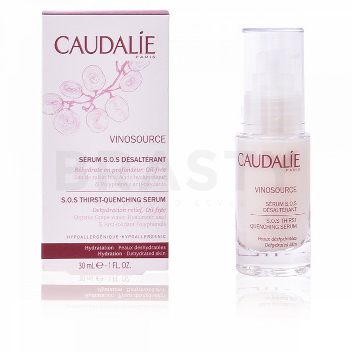 Caudalie vinosource s.o.s thirst-quenching serum ser cu hidratare intensivă pentru piele uscată 30 ml