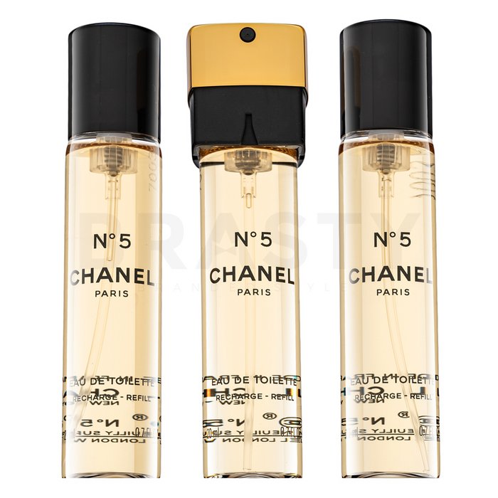 Chanel no.5 eau de toilette pentru femei 3 x 20 ml