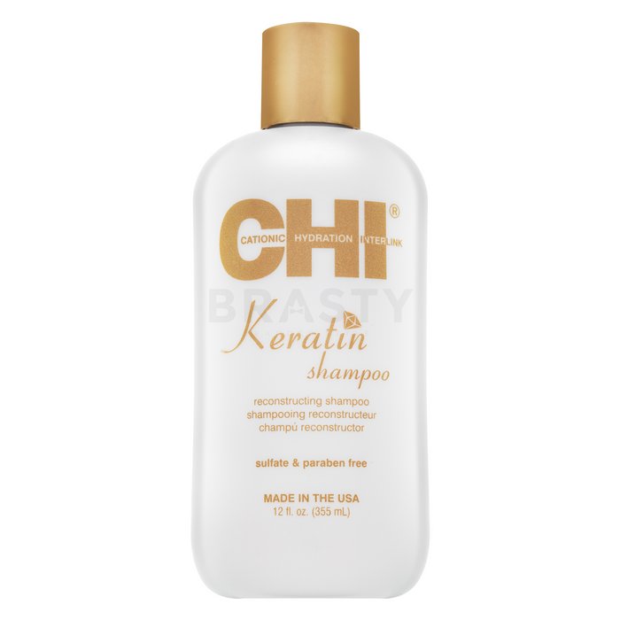 Chi keratin shampoo șampon de netezire pentru păr aspru si indisciplinat 355 ml