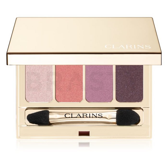 Clarins 4-colour eyeshadow palette 07 lovely rose paletă cu farduri de ochi 6,9 g