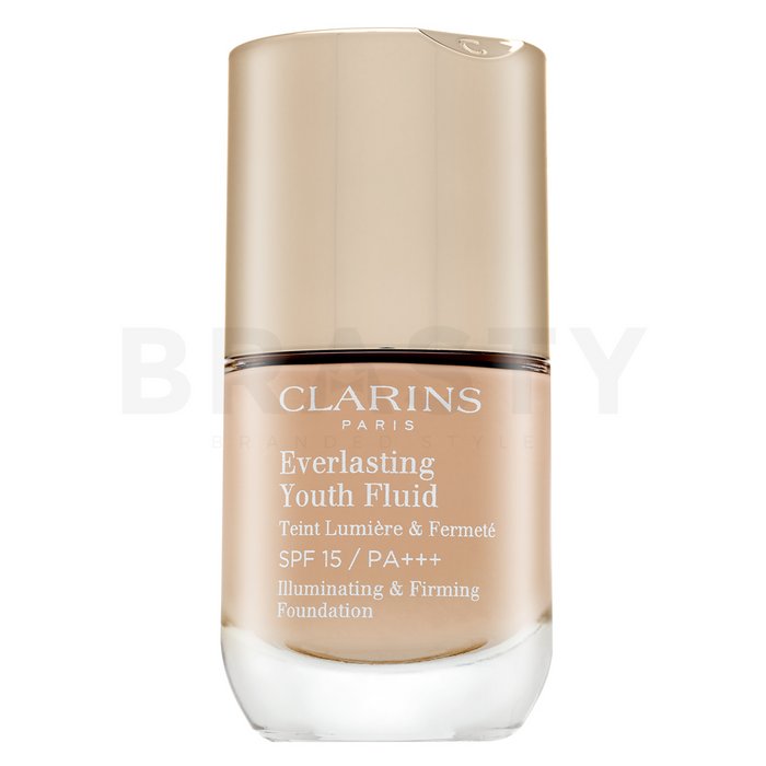 Clarins Everlasting Youth Fluid 108.5 Cashew machiaj persistent anti îmbătrânirea pielii 30 ml brasty.ro imagine noua