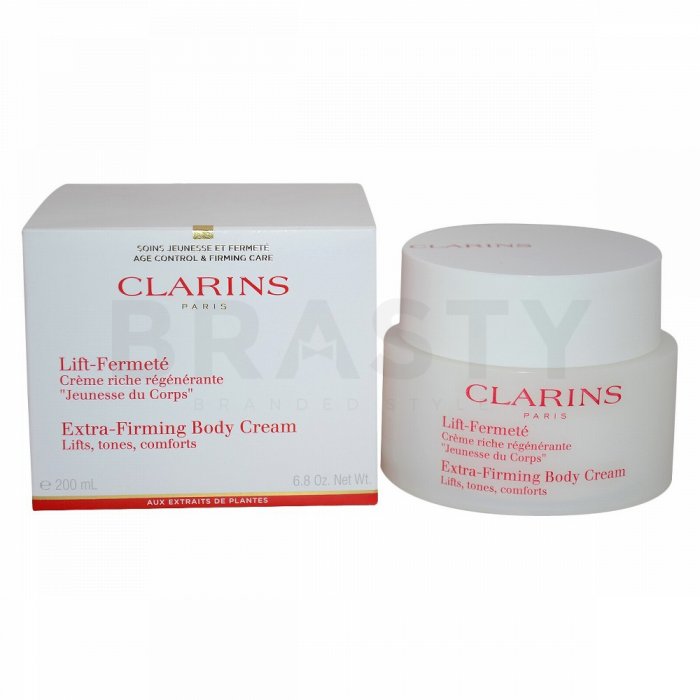 Clarins extra-firming body cream cremă de corp pentru o pile luminoasă și uniformă 200 ml