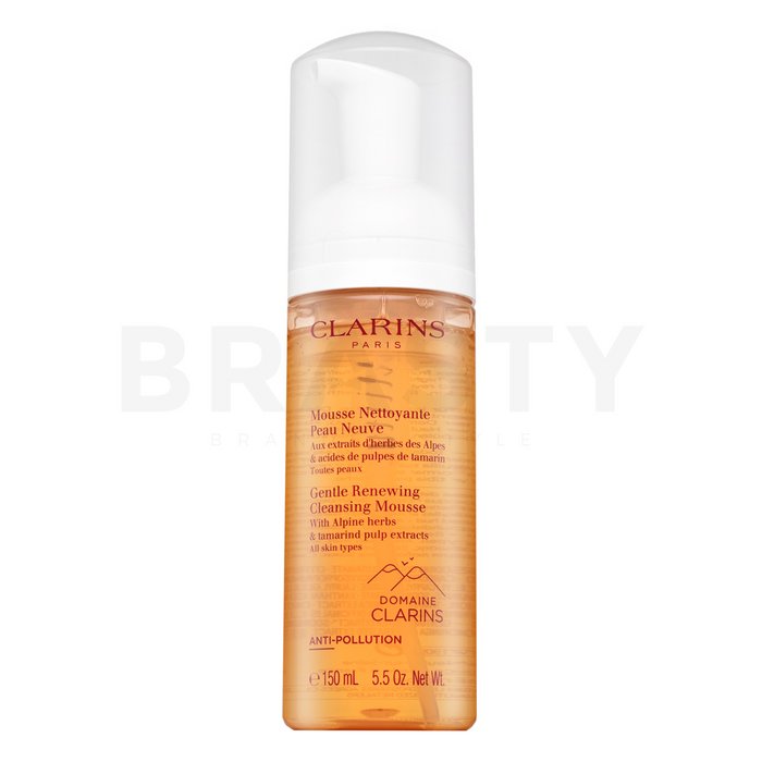 Clarins gentle renewing cleansing mousse spumă de curățare pentru toate tipurile de piele 150 ml
