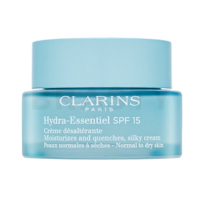 Clarins Hydra-Essentiel Silky Cream cremă hidratantă pentru o piele luminoasă și uniformă 50 ml brasty.ro imagine noua