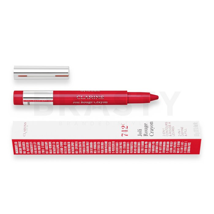 Clarins joli rouge crayon 742c joli rouge creion contur buze 2in1 0,6 g