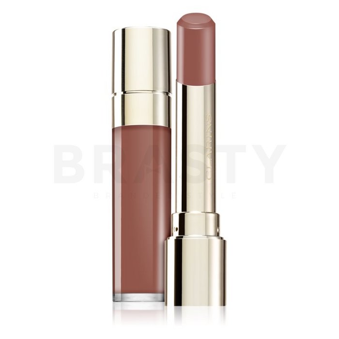 Clarins joli rouge lacquer 757l nude brick ruj nutritiv cu efect de hidratare 3,5 g
