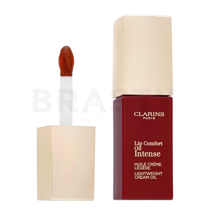 Clarins lip comfort oil intense 08 intense burgundy lip gloss cu efect de hidratare 7 ml