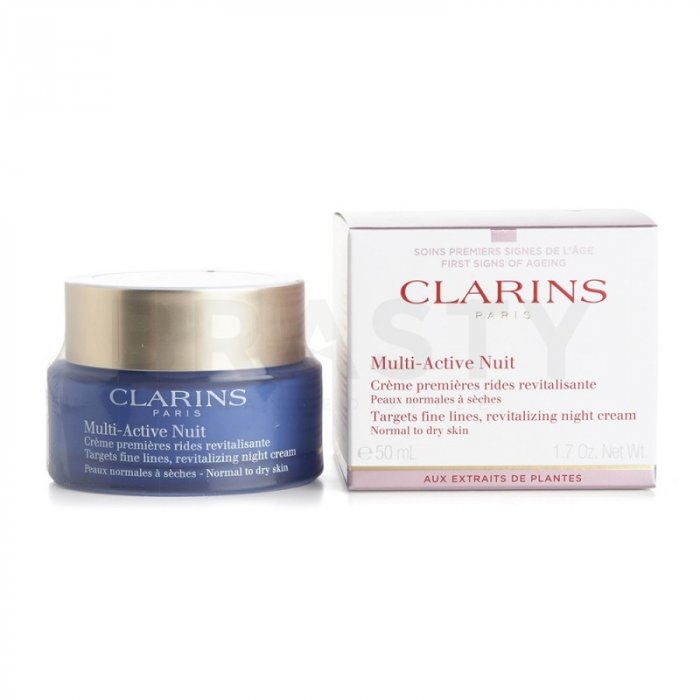 Clarins multi-active night dry skin ser intens de noapte pentru piele uscată 50 ml
