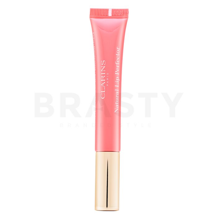 Clarins natural lip perfector 01 rose shimmer lip gloss cu luciu perlat 12 ml