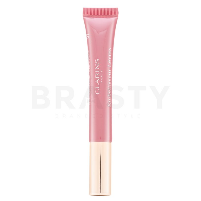 Clarins natural lip perfector 07 toffee pink shimmer lip gloss cu luciu perlat 12 ml