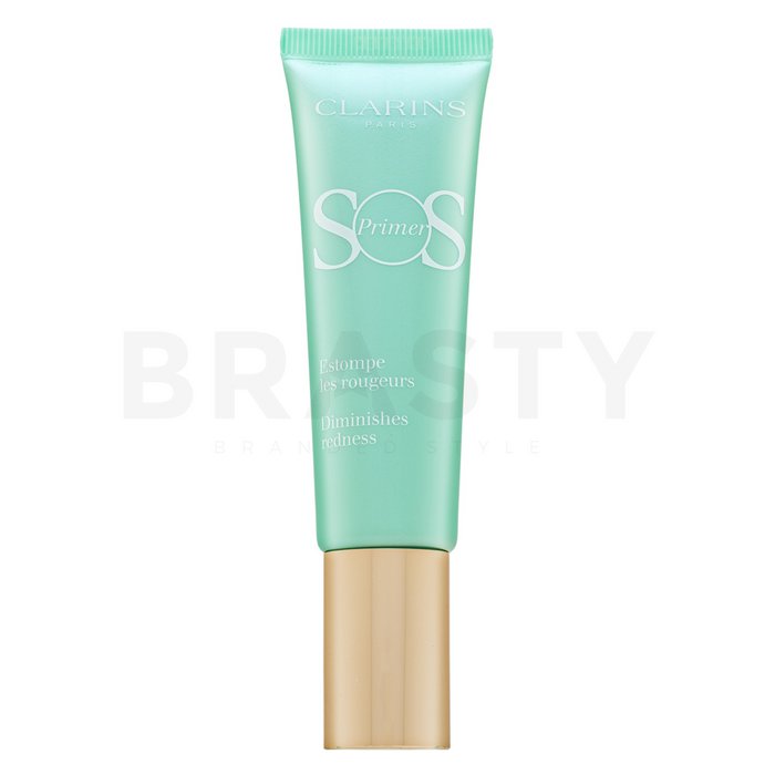 Clarins sos primer 04 green diminishes redness baza pentru machiaj împotriva imperfecțiunilor pielii 30 ml