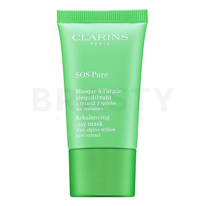 Clarins sos pure rebalancing clay mask mască de curățare pentru piele normală / combinată 15 ml