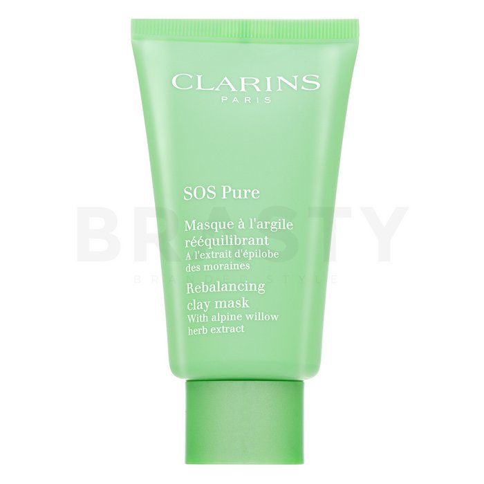 Clarins sos pure rebalancing clay mask spumă de curățare pentru piele uleioasă 75 ml