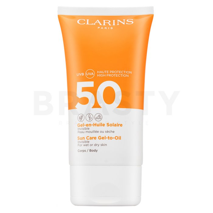 Clarins Sun Care Gel-to-Oil SPF50 cremă de protecție solară 150 ml