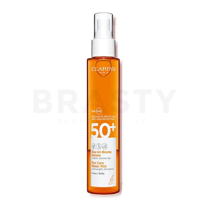 Clarins sun care water mist spf50 fluid protector și hidratant în spray 150 ml