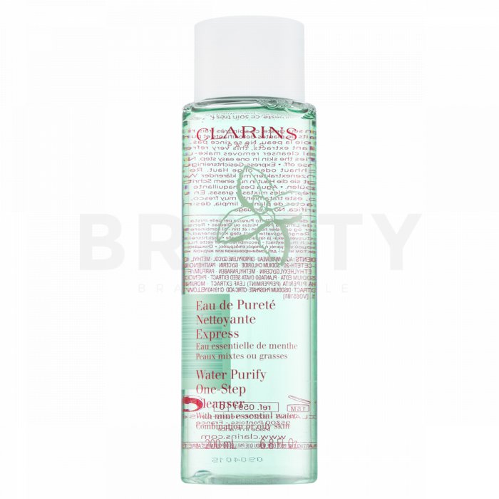 Clarins Water Purify One-Step Cleanser With Mint apă pentru curățarea pielii pentru piele normală / combinată 200 ml