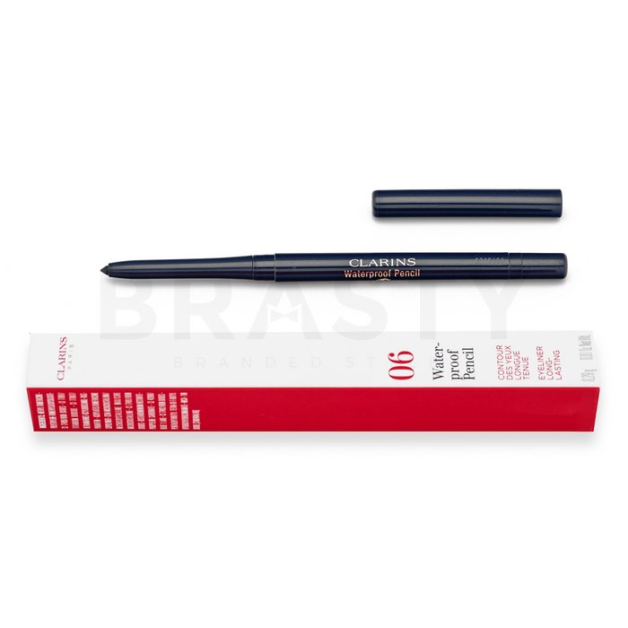 Clarins waterproof eye pencil 06 smoked wood creion dermatograf waterproof 0,3 g