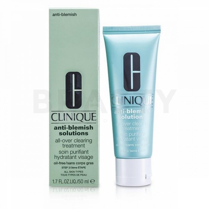 Clinique anti-blemish solutions all-over clearing treatment cremă hidratantă împotriva imperfecțiunilor pielii 50 ml