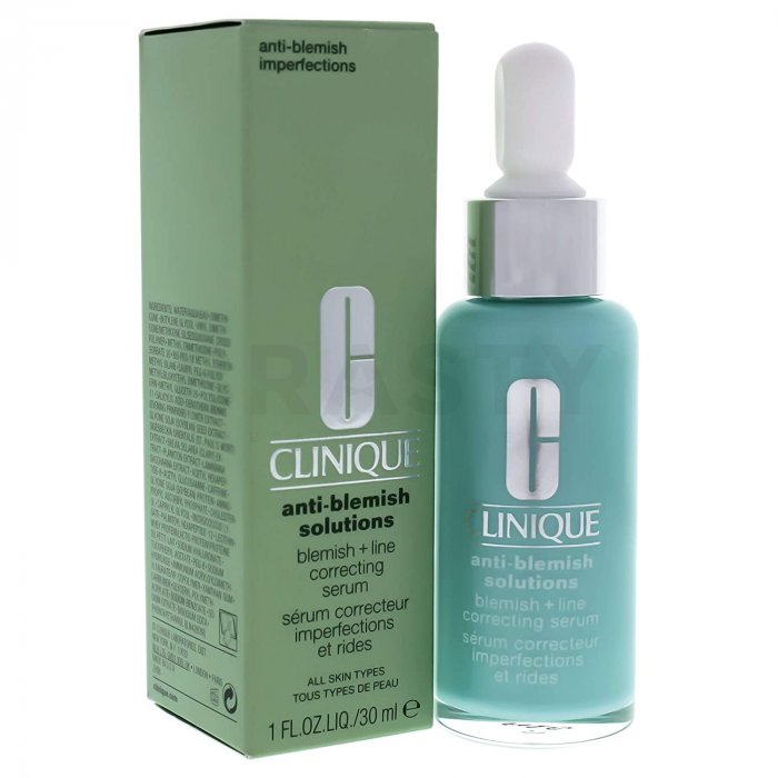 Clinique anti-blemish solutions blemish+line correcting serum cremă de ten cu efect de lifting pentru piele problematică 30 ml