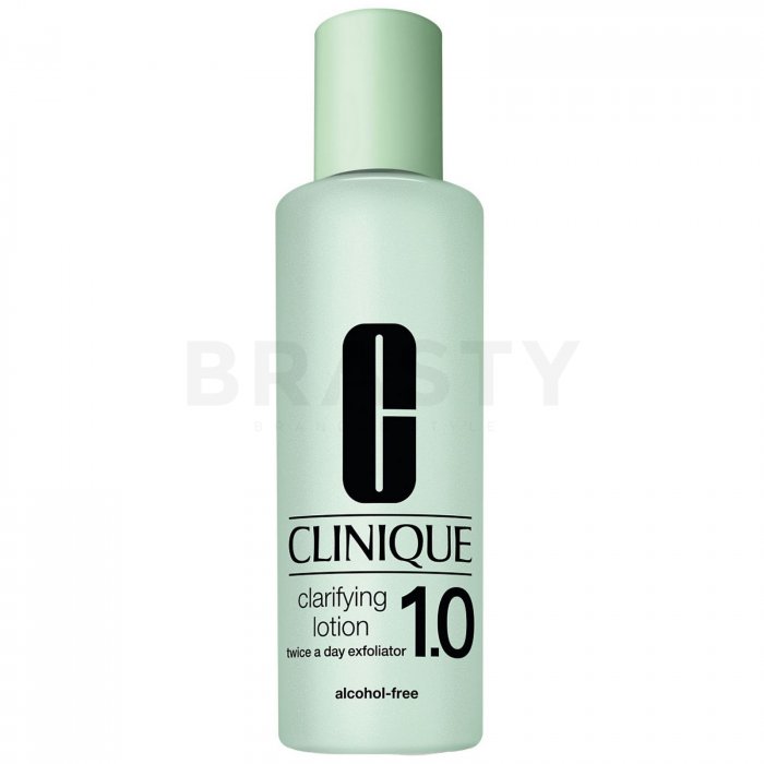 Clinique clarifying lotion twice a day exfoliator 1.0 apă pentru curățarea pielii pentru o pile luminoasă și uniformă 200 ml