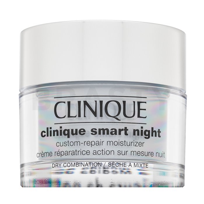 Clinique Clinique Smart Night Custom-Repair Moisturizer Dry/Combination crema de noapte cu efect de hidratare 50 ml brasty.ro imagine noua
