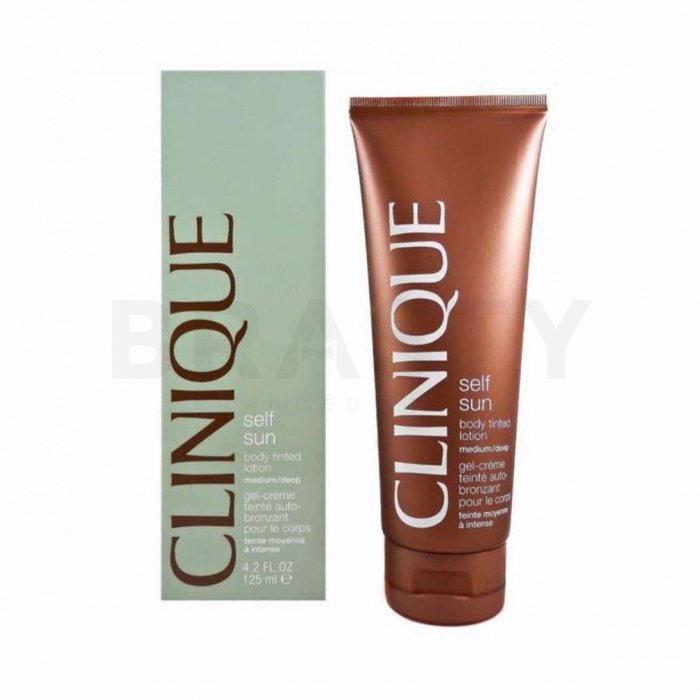 Clinique self sun body tinted lotion medium deep loțiune autobronzantă cu efect de hidratare 125 ml