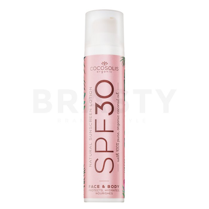 Cocosolis natural sunscreen lotion spf30 cremă de protecție solară cu efect de hidratare 100 ml