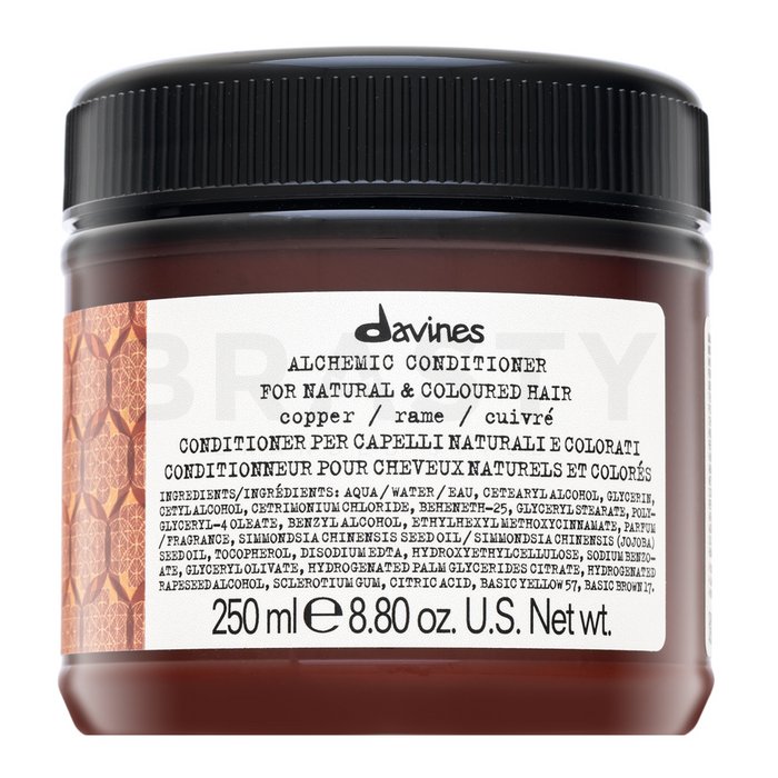 Davines alchemic conditioner balsam pentru a evidentia culoarea parului copper 250 ml