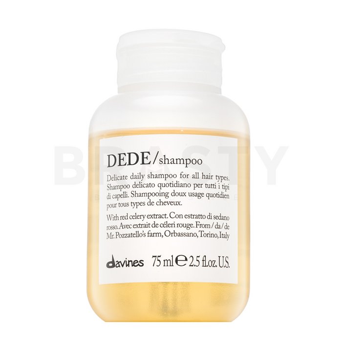 Davines essential haircare dede shampoo șampon hrănitor pentru păr normal spre uscat 75 ml