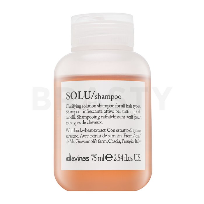 Davines natural tech solu shampoo șampon hrănitor pentru toate tipurile de păr 75 ml