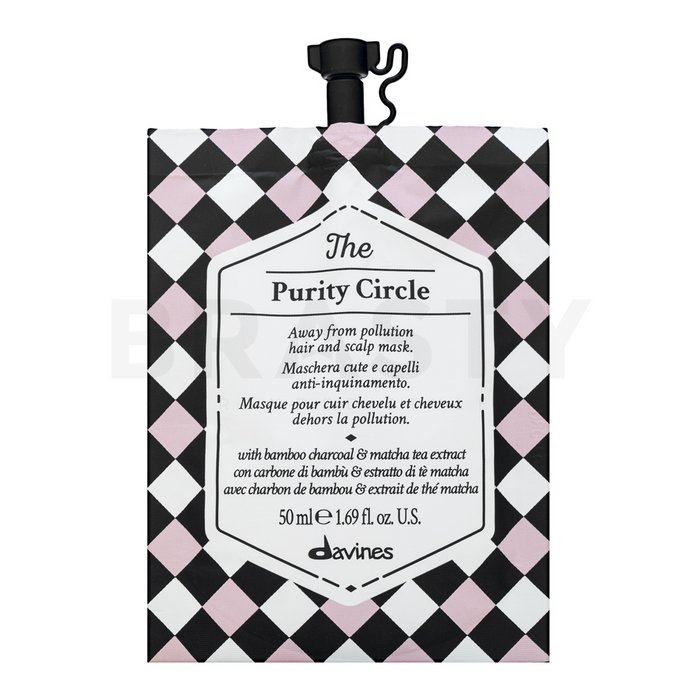 Davines the purity circle mască de curățare pentru toate tipurile de păr 50 ml
