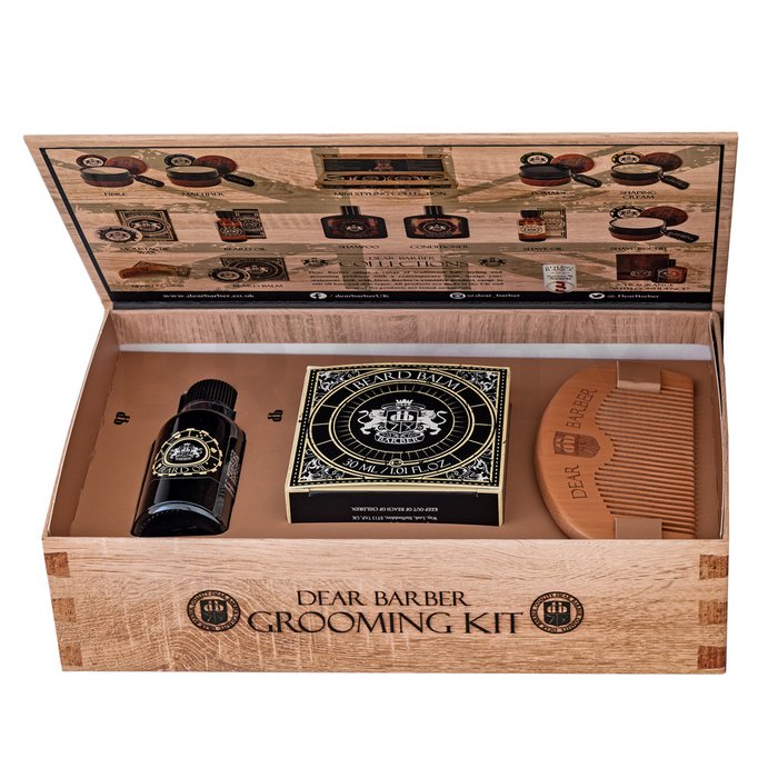 Dear barber collections beard grooming kit set pentru barbă 35 ml + 25 ml